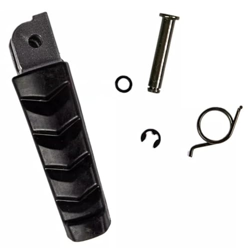 Pédale gauche anti-dérapante en aluminium et caoutchouc pour repose cale pied moto 250z