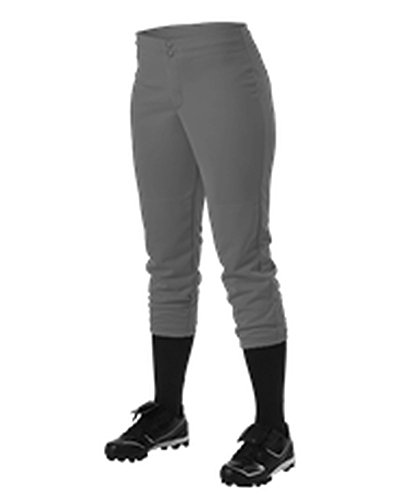 Alleson GIRLS KNICKER FASTPITCH PANT CHARCOAL L 605PLWY 605PLWY-CH-L