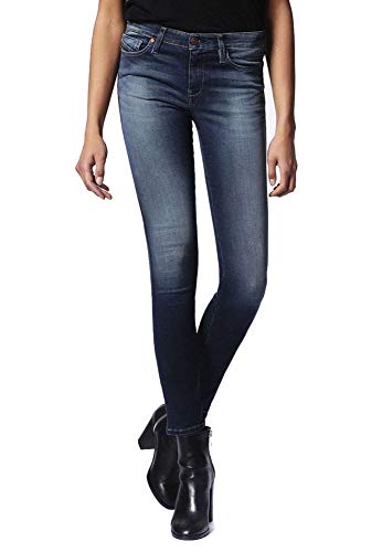 Diesel Skinzee 0679N Femmes Jeans Skinny Super Slim (33W / 32L, Bleu)