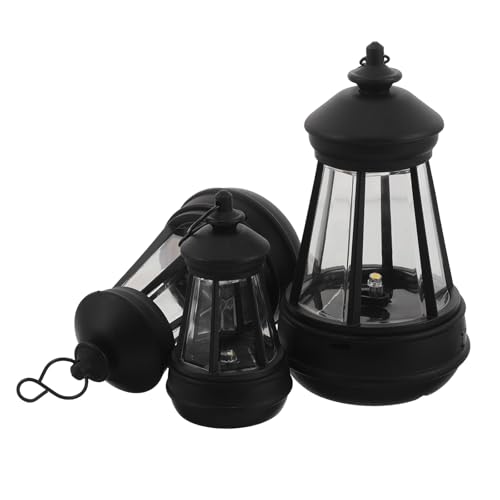 Lanternes Solaires Suspendues Jardin et Lampes Extérieures Étanche Automatique - Lot de 3