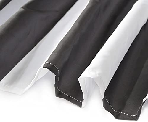 Lb Black And White Shower Curtain,Striped Bathroom Curtain,72X72 Inch Waterproof Polyester Fabric,Fashion Bath Decor,Ring Hooks Included #TOP5