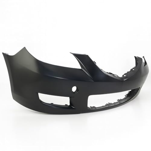 Image of FitParts Compatible with Mazda 3 2007-2009 Front Bumper Cover | Primed, With Fog Light Holes, Sedan, Ready to Paint, OEM BAN650031CBB, MA1000215