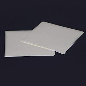 200pcs Weighing Paper Sheet Double-Sided Smooth Non-Absorbing Translucent Glossy Paper 60mm x 60mm