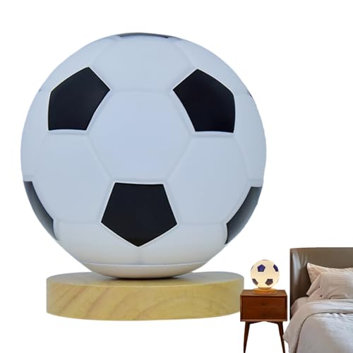 Lámpara De Escritorio De Fútbol,Lámpara De Mesita De Noche Fútbol,Lámpara Pequeña Moderna | Lámpara De Mesa LED, Luz Nocturna Creativa Para Dormitorio, Sala De Estar, Habitación De Niños, Mesita De