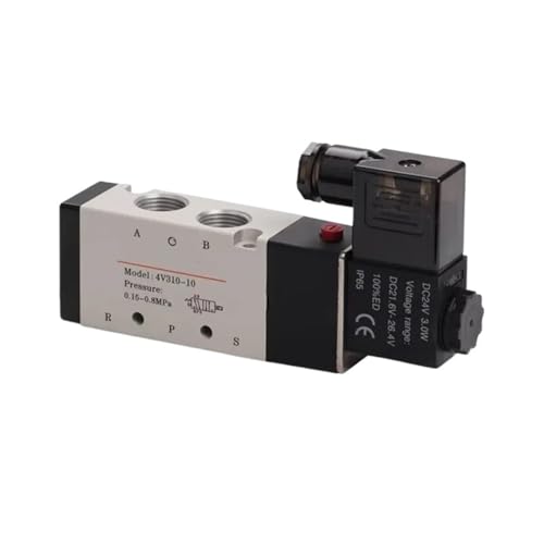 Électrovanne 4V310-10 de haute précision mécanique en DC12V pour circuits d'air