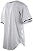 ChoiceApparel Mens Plain Solid Color Baseball Jersey (XL, WHITE)
