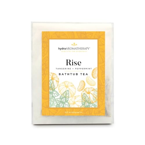 Image of hydraAromatherapy Bathtub Tea in Rise, 1 Count (Pack of 1), Yellow