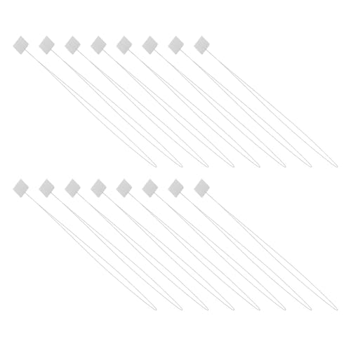 SHINEOFI 30 Enhebradores de Agujas de Acero Blancos para Coser 20 CM Herramienta para Enhebrar Hilo Utensilio de Costura Artesanal Portátil para Bordado y Acolchado