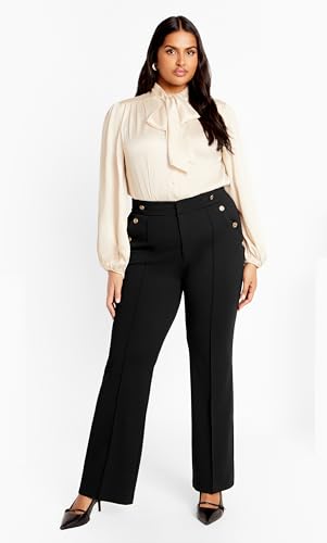 City Chic Women's Plus Size Pant Goldie3