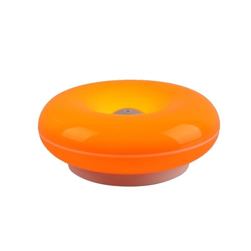 Wall Light for Bedroom Battery Operated Wall Light Spec Vintage Donut Lamp Mid Century Modern Art Table and Walls Ambient Touch Bedside Lighting Home for Cool Funky Aesthetic Room Decor