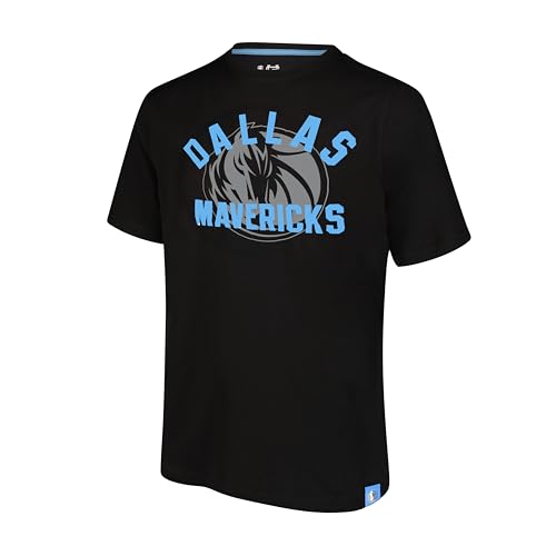 Ultra Game Adults NBA Official Super Soft Game Day T-Shirt Dallas Mavericks Black Large