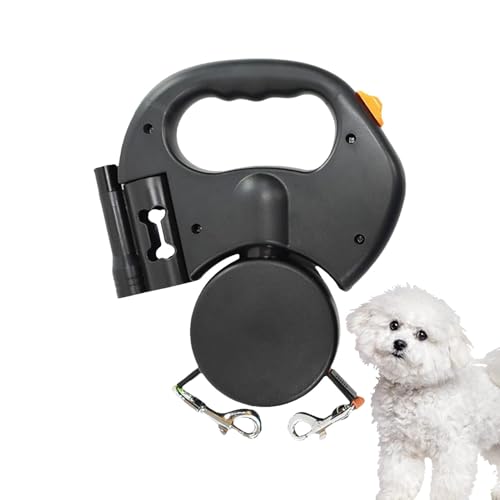 Corde rétractable pour animaux de compagnie avec système double pour simplifier vos sorties - 7