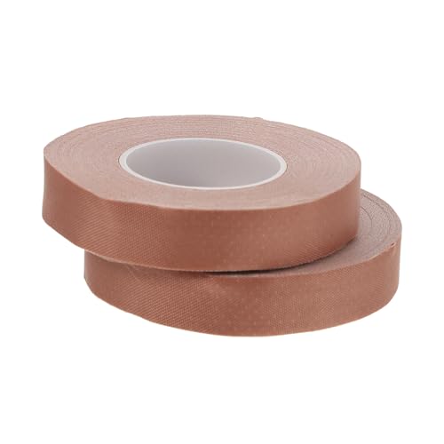 HOODANCOS 2セット 湿性 筝指用テープ 製指 テープ 演 用 ライトブラウン 2個*2