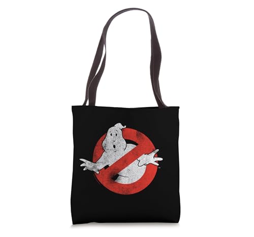 Ghostbusters Distressed No Ghost Logo Vintage Movie Tote Bag