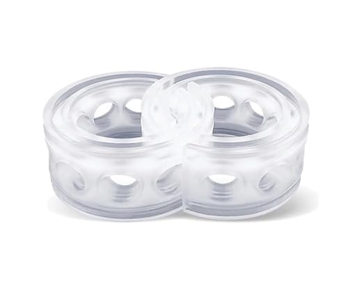 Búfer Muelle Parachoques Cojín 2 piezas de retenedores de resorte para amortiguador de coche, amortiguadores de potencia, accesorios para tipo A/B/C/D/E/F/A+/B+/C+ de seguridad(A)