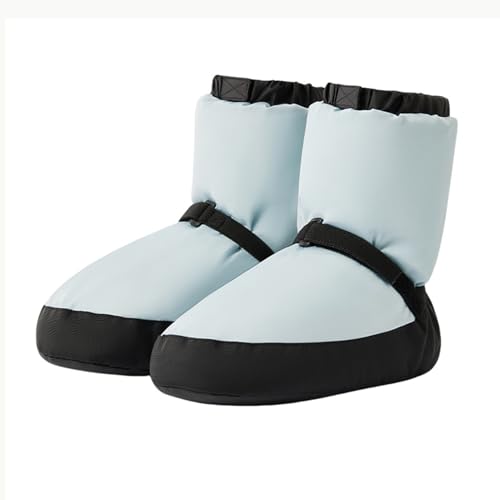 KAISUN Stivale Balletto, Warm Up Bootie, Scarpe da Ballo Donna, Dance Stivali Ballo Caldo Stivali Invernali Scarpe Allenamento Riscaldano(Light Blue,XS(32-35))