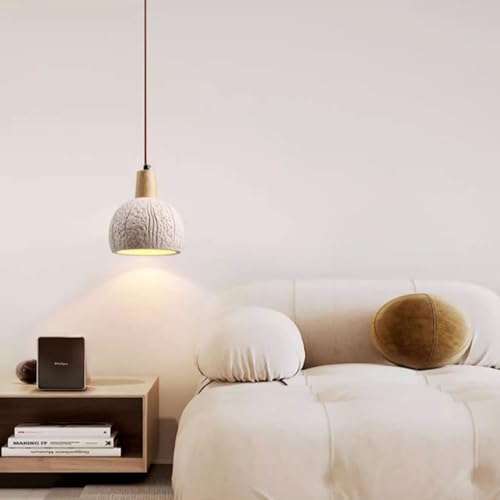 Cúpula de cemento Wabi-Sabi para iluminar comedores modernos con estilo rústico 6