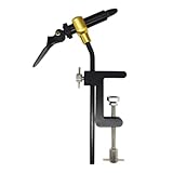 KQFCAZRE Rotary Fly Tying Vise Fishing Tackle Binding Tool Adjustable Fly Making Tool