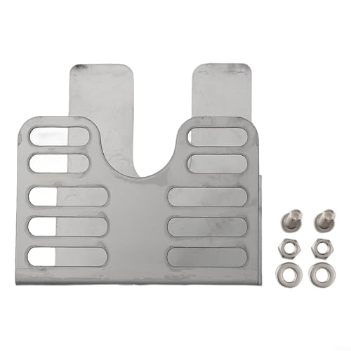 Soporte deslizante de acero inoxidable resistente diseñado para adaptarse a motores de barbacoa de 7 a 6 cm (acero inoxidable)