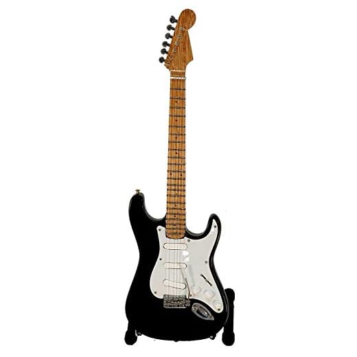 MINIATURA GUITARRA ELECTRICA STRATOCASTER ERIC CLAPTON MGT-3247 REGALO MUSICAL ESCALA 1:4 ROCKMUSIC
