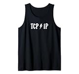 Camisa TCP/IP | Estilo retro envejecido | Camisa Geek Rocker TCP/IP