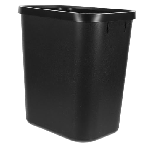 Caneca de basura rectangular de plástico para espacios estrechos