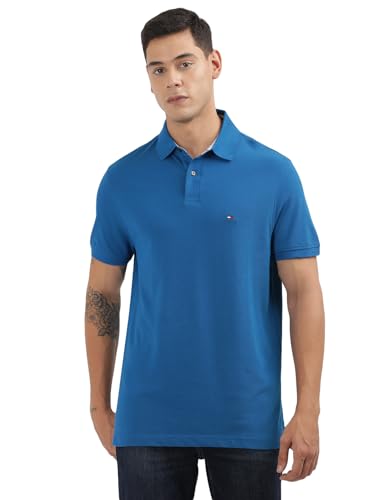 Image of Tommy Hilfiger Men's Cotton Regular Fit Polo T-Shirt