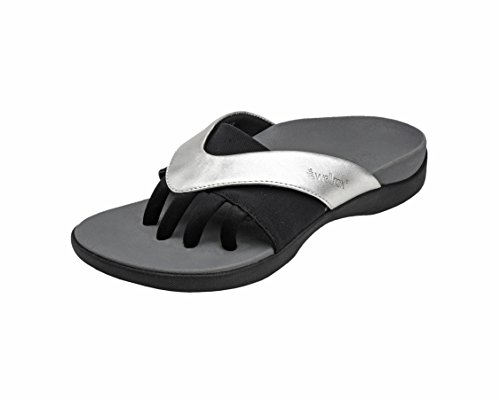 Wellrox Women's Evo-Grasp Silver Casual Sandal 6