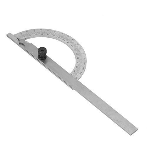 Rapporteur en Acier Inoxydable, 0-180 Degrés, Règle de Mesure Universelle pour Dessin et Peinture