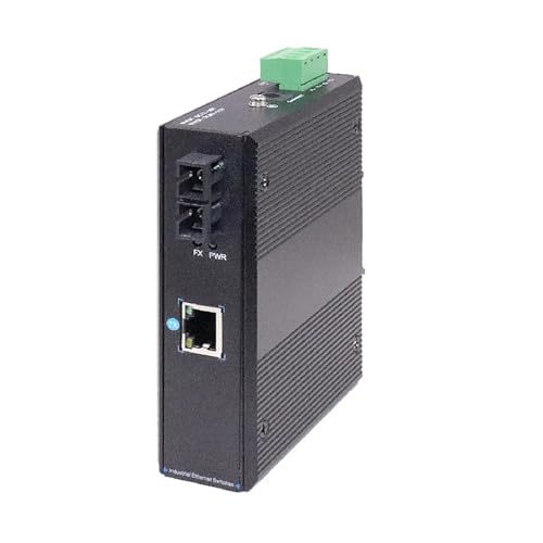 Single-Mode Dual Fiber, SC Port Optic Media Converter 100Mbps Switch