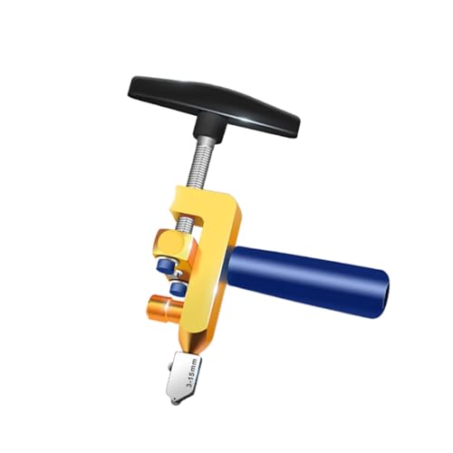 2 in 1 Glass & Tile Cutter Tool, Tile Glass Cutting Tool with 2 Blades