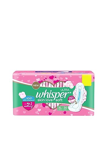 Image of Whisper Ultra Skin Love Soft - XL - 30 Pads