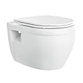 Swiss Madison Well Made Forever SM-WT450MW, Ivy Wall Hung Elongated Toilet Bowl, Matte White