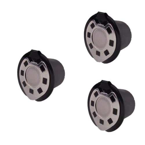 PartyKindom 3pcs Reusable Refillable Capsule Cup Filter Coffee Filter for Machines 3.6x3.6x2.8cm 20ml Capacity Chrome Stainless Steel Mesh