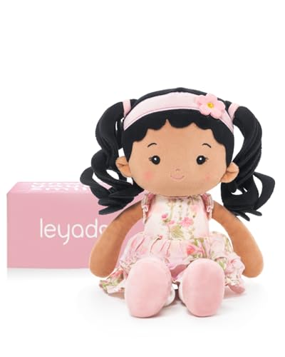 LeyaDoll Soft Baby Doll Toys (12''), My First Baby Rag Doll for 1 Year-Old Girl Birthday Gift,Christmas Plush Toys Gift for Toddler Kids Infants...