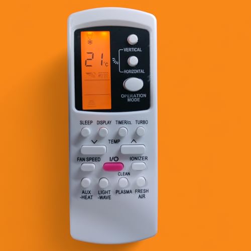 Image of Ac Remote Control Compatible For Lloyd Ac Remote /Lloyd Split Ac Remote /Lloyd Window Ac Remote (Model 13 With Back Light Lloyd),White