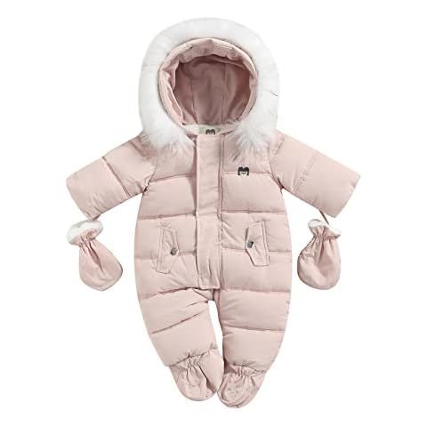 XIXIMAON Bebé Mono de Invierno Mameluco de Nieve Cover
