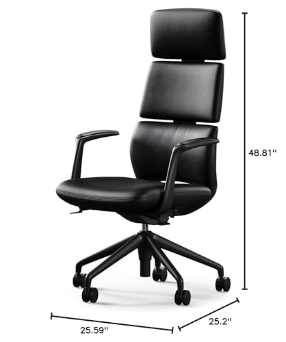 Luxury leather executive chair