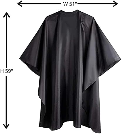 DELKINZ Barber Cape with Adjustable Snap Closure waterproof Hair Cutting Salon Cape for Unisex, Perfect for Hairstylists