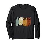 Leverkusen Leverkusener Vintage NRW Skyline Langarmshirt
