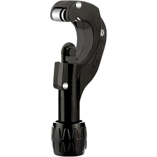 パイプカッター 3～35mm対応 面取りカッター＆替刃付き 切れ味抜群 携帯型 カッター工具 アルミ 銅管 塩ビ ステンレス 鉄パイプ対応 DIY 配管工事用 ブラック