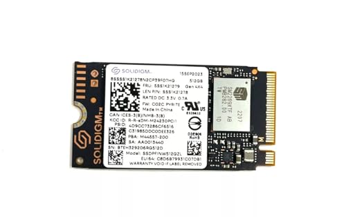 Image of SOLIDIGM 5SS1K21279 SSD 512GB 2242 PCIe G4 x4 Internal Solid State Drive