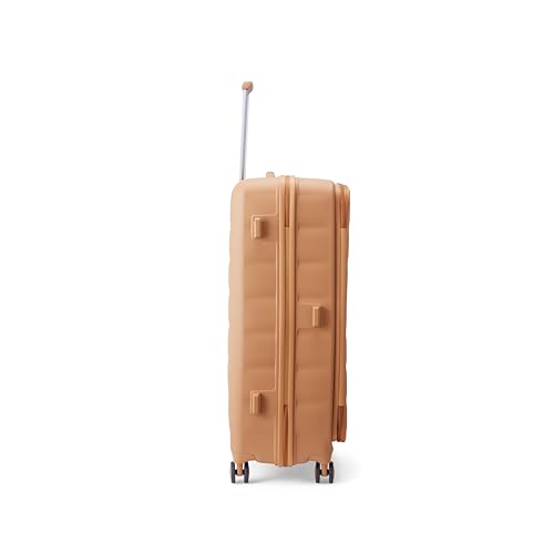 Image of American Tourister Bitbloc | Check-in Trolley Bag (79.5 cm) | 106 Ltrs | 360 8 Wheel Spinner | Hard Case | Recessed TSA Lock | 3 Years Global Warranty | Summer Sand