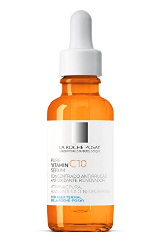 La Roche-Posay Pure Vitamin C12 Sérum Antirrugas Antioxidante, Reduz Rugas e Controla a Oleosidade da Pele, com 12% de Vitamina C Pura e Ácido Salicílico, 30ml