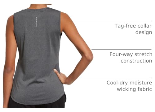 Image of baleaf Women's Workout Tank Tops Sleeveless Quick Dry Running Shirts Lightweight Loose Fit for Yoga Athletic Gym