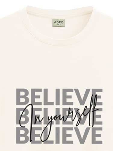 Image of ADRO Tshirt for Men | Printed T Shirt for Men | 100% Cotton Regular Fit T-Shirt |Printed T Shirt