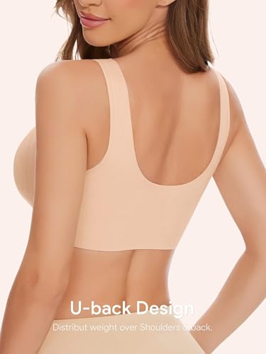 Seamless Front Close Bras for Women Post Surgery Full Coverage Moisture Wicking Comfort Supportive Convenient Bralettes2