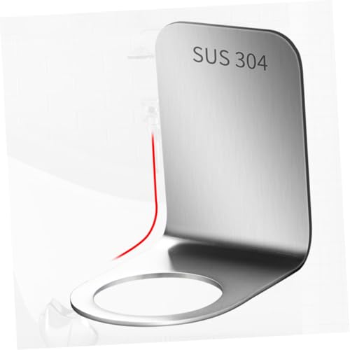 DOITOOL 2個 免打孔ステンレス置物架 トイレ浴室キッチン用収納ラック 小型壁掛け棚 直径 穴対応 傷けず設置簡単 シャンプーディスペンサー