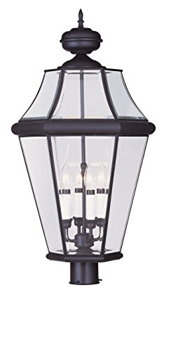 70% Off Discount Livex Lighting 2368-07 Georgetown 4-Light Outdoor Post Head, Bronze 60% Off Discount Livex Lighting 2368-07 Georgetown 4-Light Outdoor Post Head, Bronze