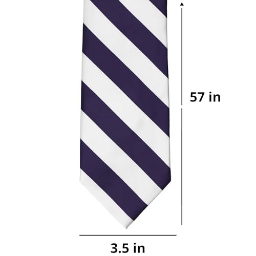 Image of tiemart Men's Striped Tie Standard Length